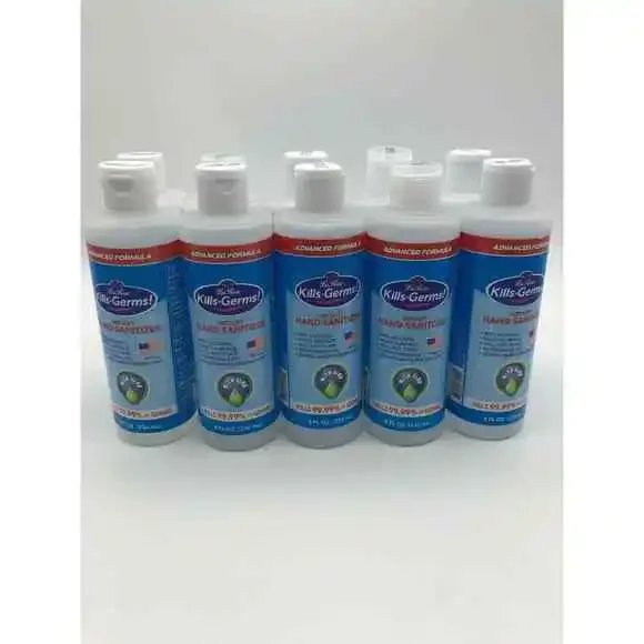 Lot of 10 La Rose Sanitizer 80% Alcohol (Best) flip Top Bottles 8 oz New - Picture 5 of 12